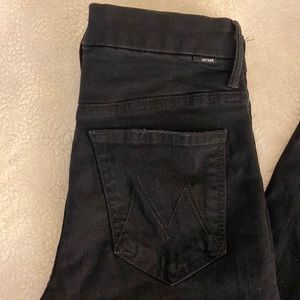 Mother Looker Black Jeans